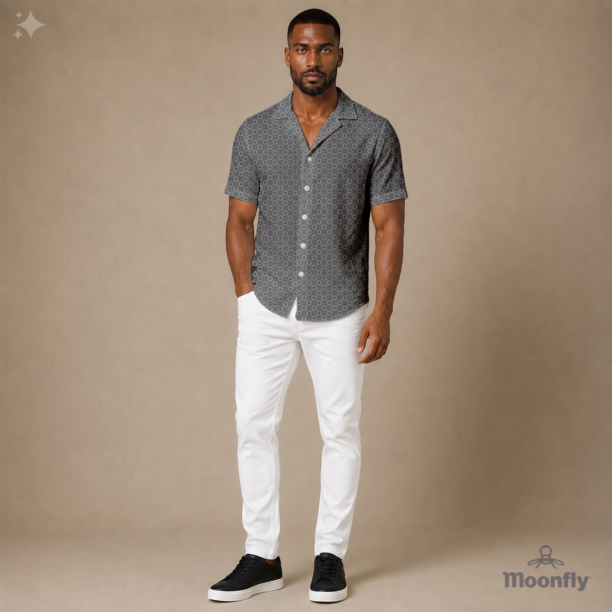 Moonfly Hawaiian Shirt #106