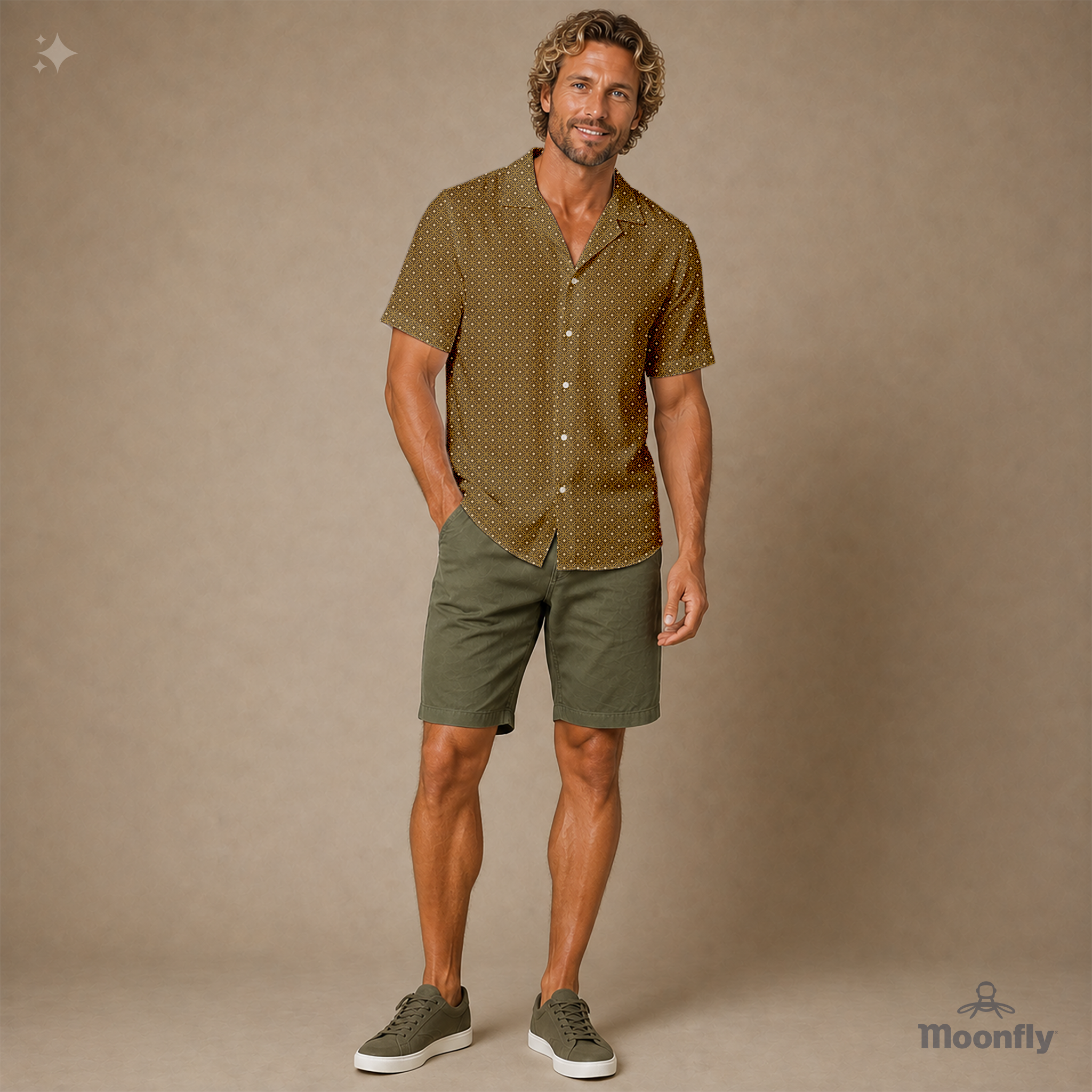 Moonfly Hawaiian Shirt #134
