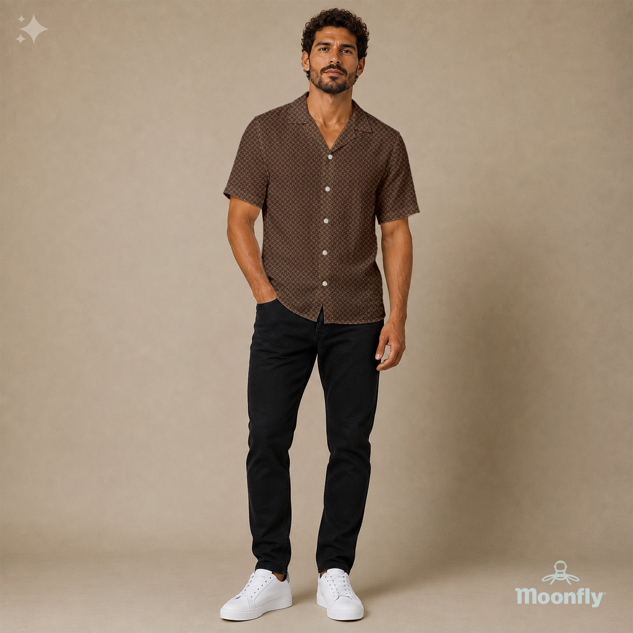 Moonfly Hawaiian Shirt #133