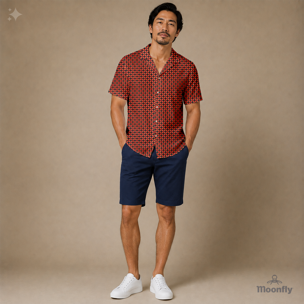 Moonfly Hawaiian Shirt #44