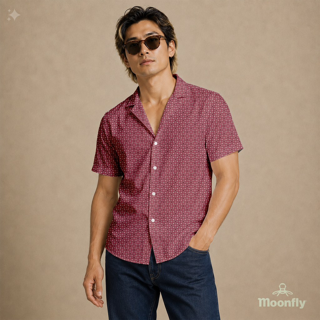 Moonfly Hawaiian Shirt #123