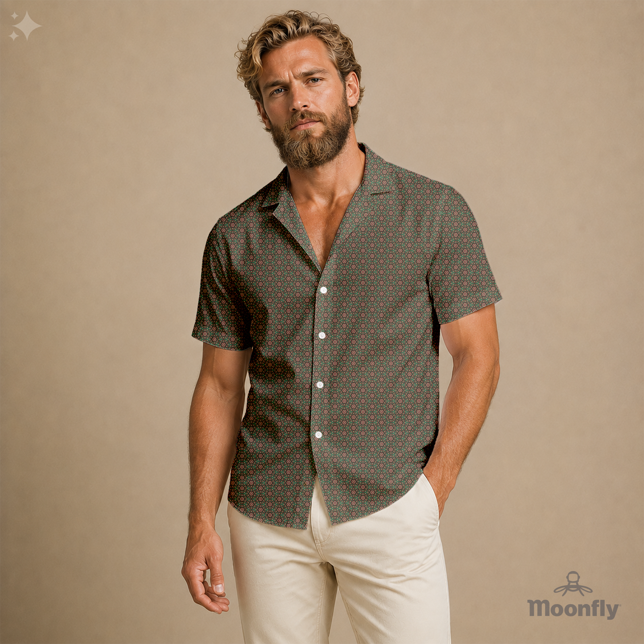 Moonfly Hawaiian Shirt #132