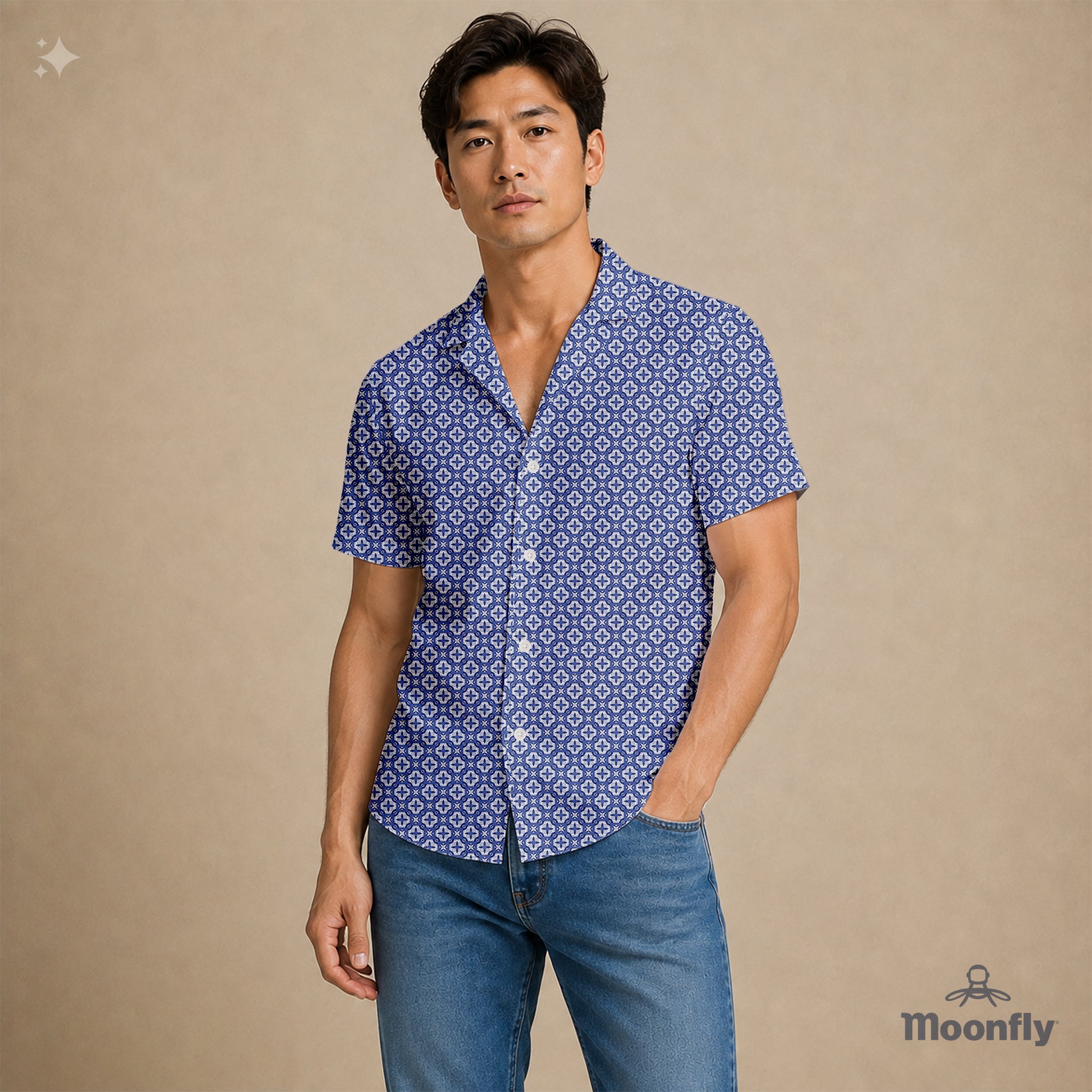 Moonfly Hawaiian Shirt #139