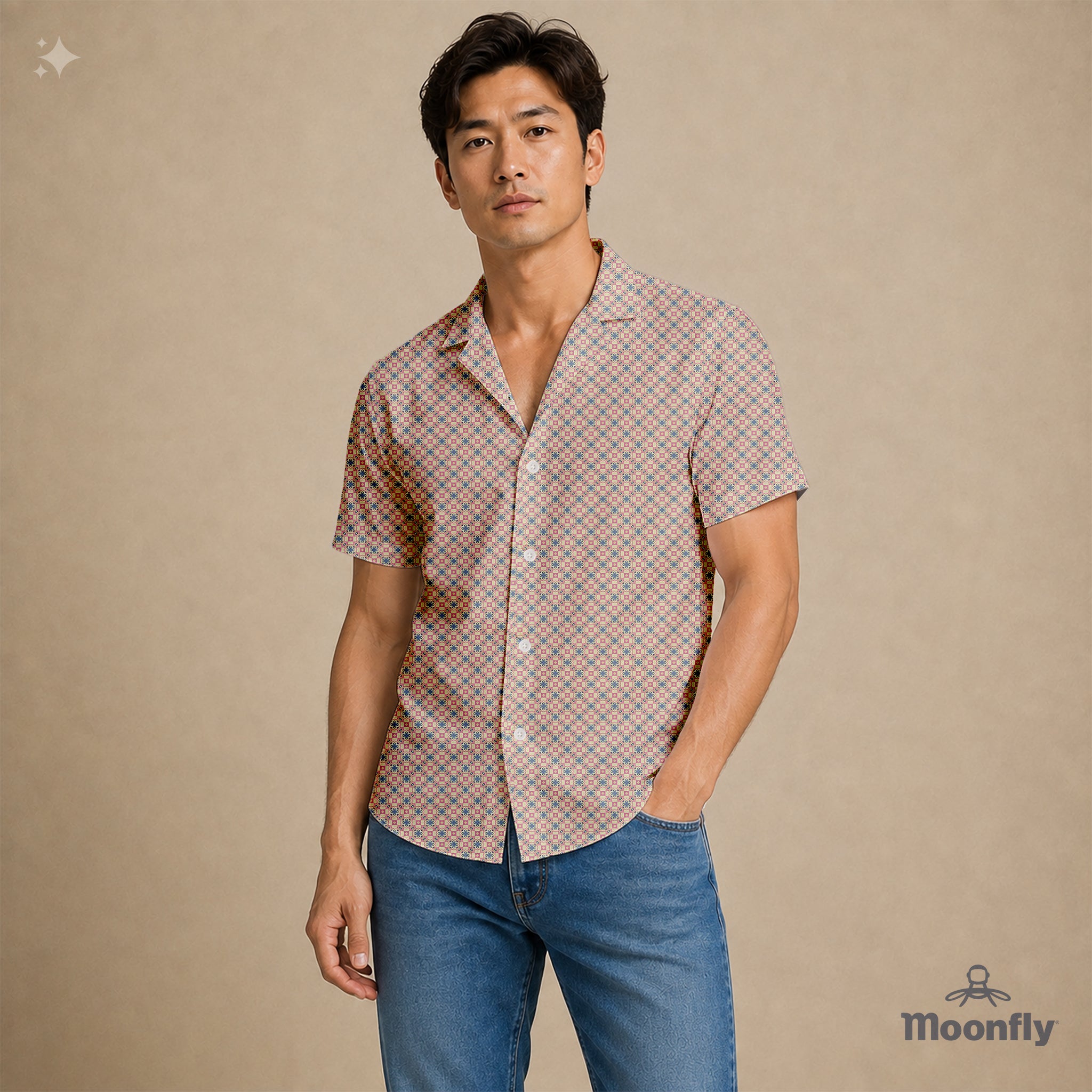 Moonfly Hawaiian Shirt #138A